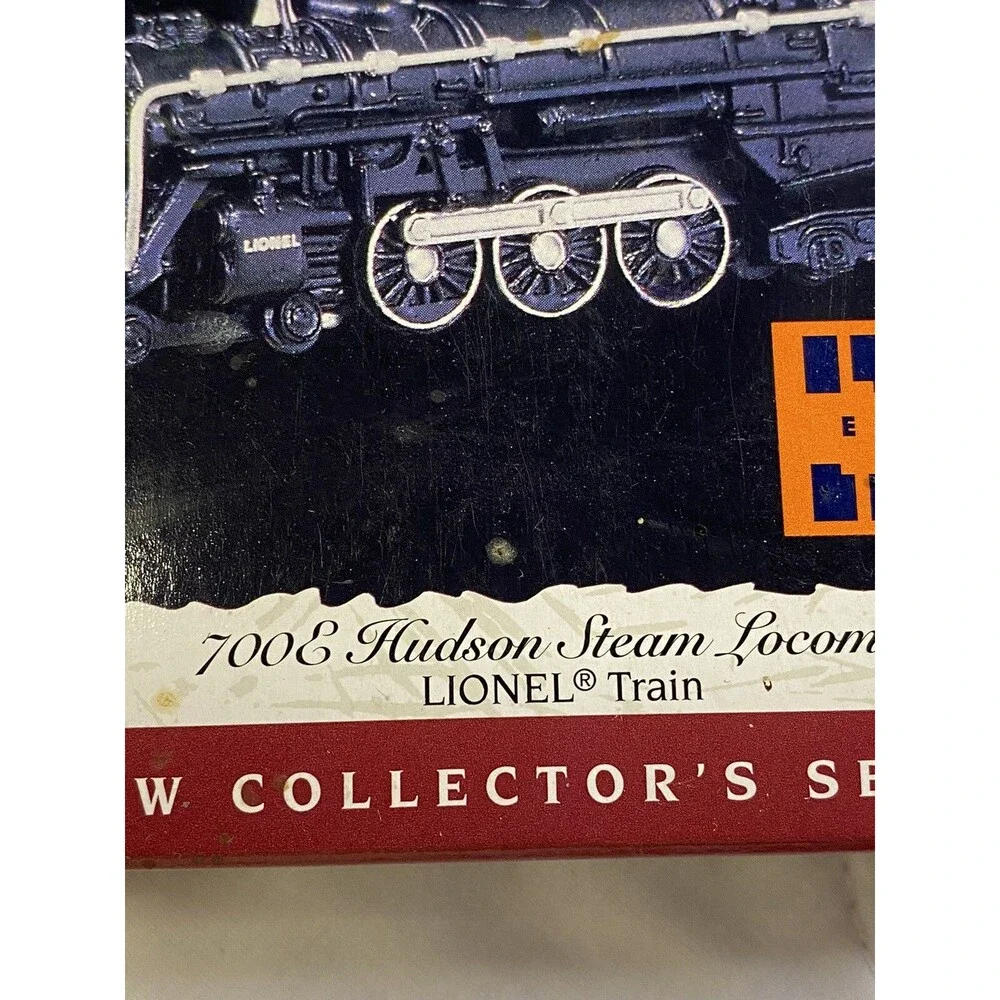 Hallmark Christmas Ornament Lionel 700E Hudson Steam Locomotive Train 1996 NIB